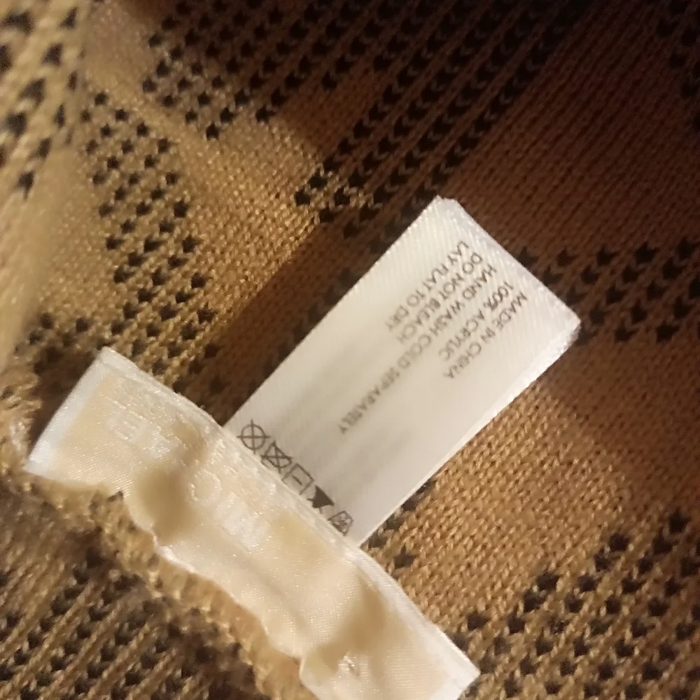 Michael Kors black and tan stylish women's infinity scarf